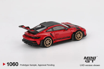 MINIGT 1/64 Porsche 911(992) GT3 RS Weissach RingTaxi.com MGT01178-CH Cars Alloy Diecast Metal Model Kids Toys Boys