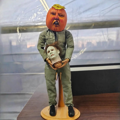 1/6 BBK Halloween Michael Myers Pumpkin Head Version Action Figure Movable Joint Toy Character Collectibles