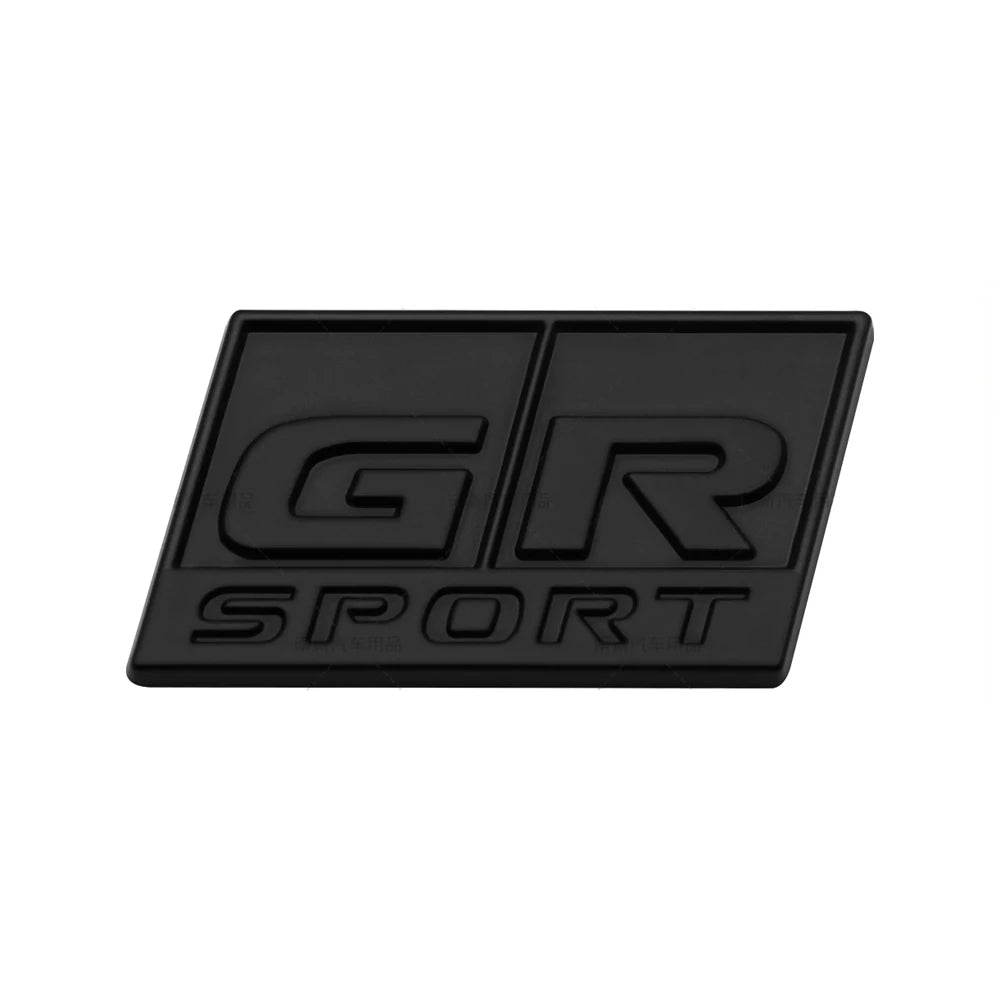 3D Metal Car Sticker Labeling Emblem Badge Decals For Toyota GR Sport C-HR RAV4 Corolla Yaris Camry Prado Prius Auto Accessories