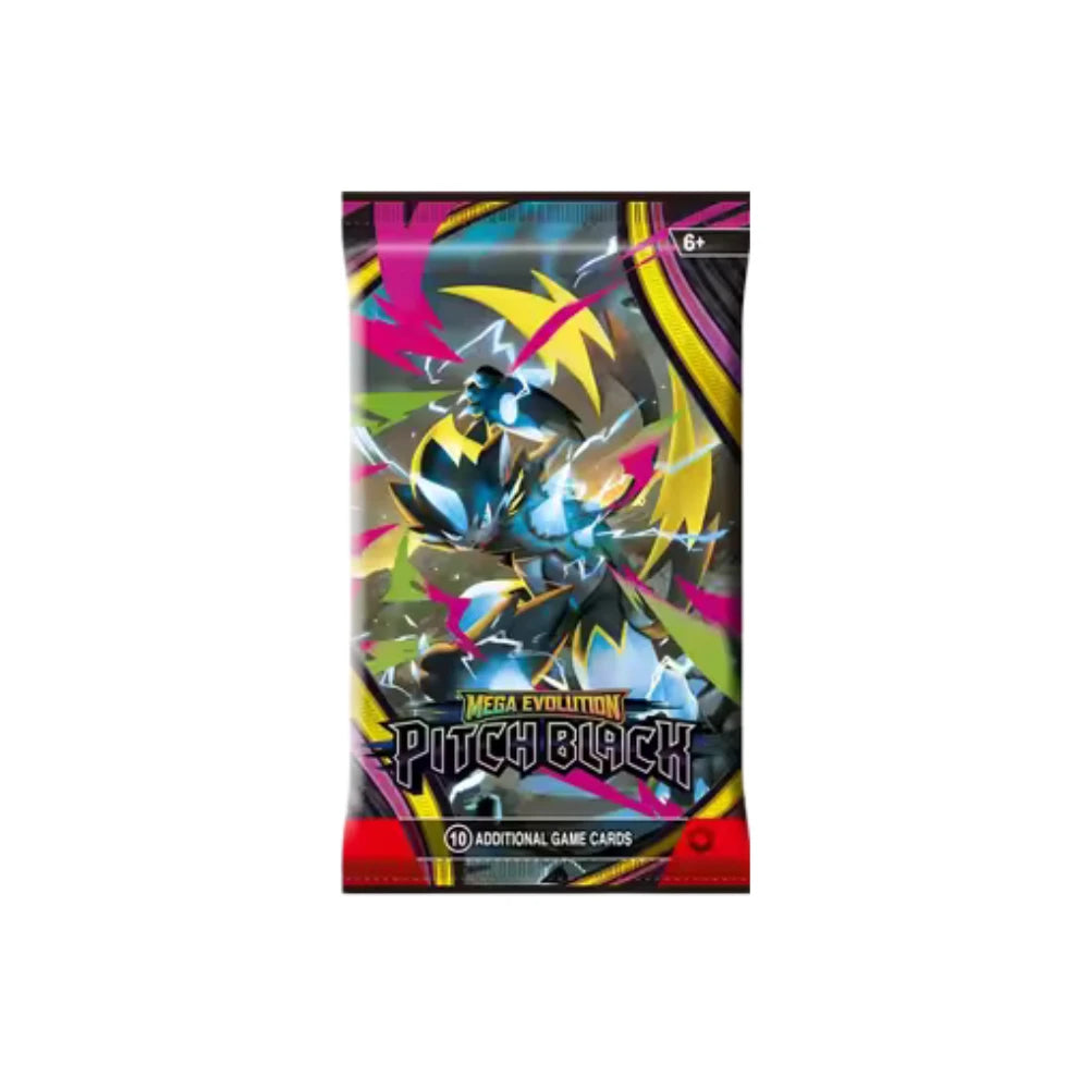 New Pokémon TCG Mega Evolution PITCH BLACK Booster Display Box -1-36 Packs Sealed English Version Game Collection Card Gift