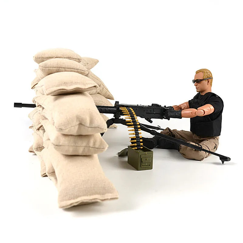1/6 Heavy Machine Gun M2 Browning G08 Maxim MK19 Grenade Launcher Simulation Model US Army for Action Figure Assemble Toy