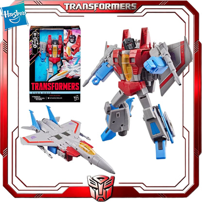 In Stock Hasbro Transformers Studio Series MTMTE Starscream Voyager Class Hobby Collection Gift Figure