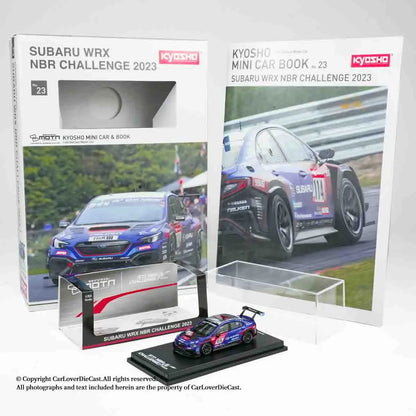 Kyosho 1:64 WRX STI NBR2023 /NBR2024 CarBook Diecast Model Car