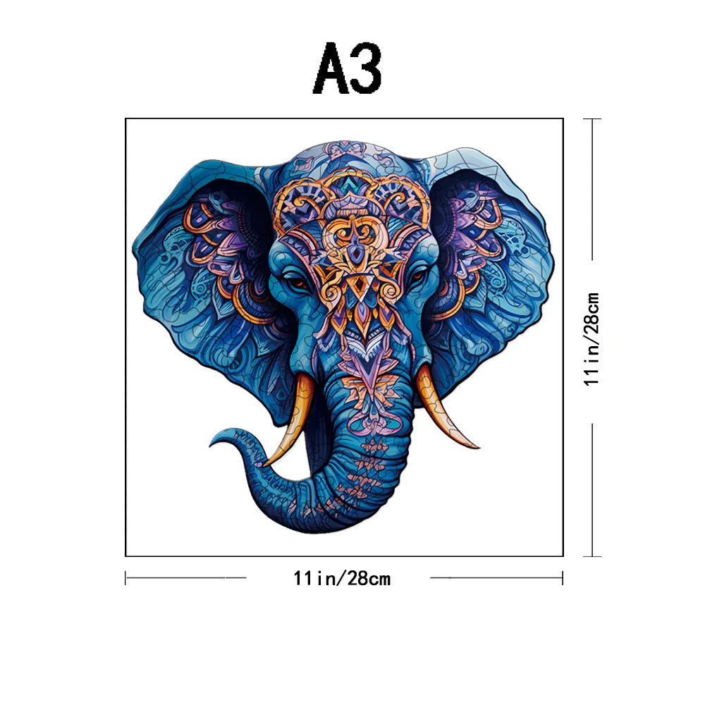 Wooden Puzzle - Adult Unique Alien Advanced Wooden Puzzle Gift - Happiness Tree, Ocean World Animal Jigsaw Puzzles Family Game