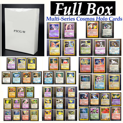 PTCG Full Box Cosmos Holo Multi-Series Meta Staple Charmander Mewtwo Infernape Gengar Blastoise Rayquaza Proxy Cards