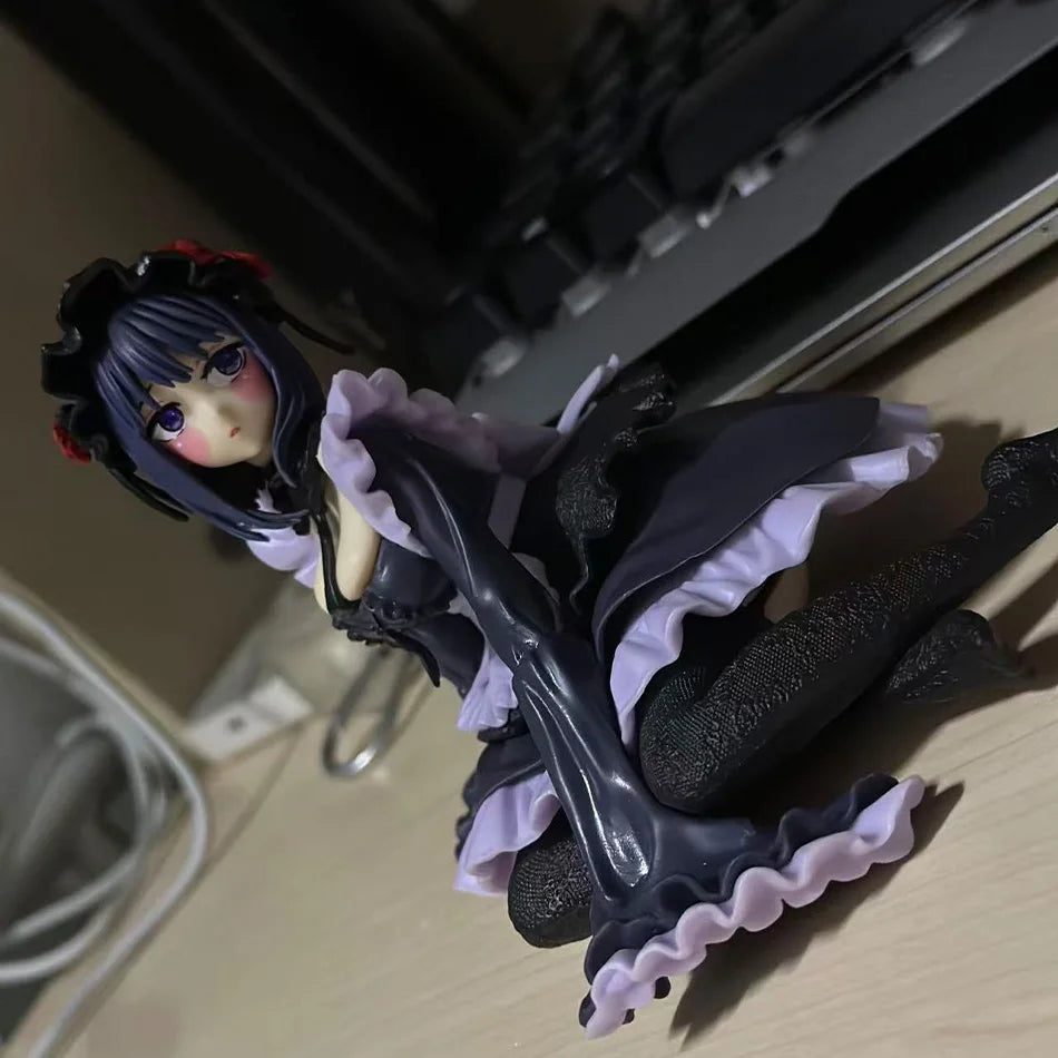 2 Kinds My Dress-Up Darling Anime Figure Black Maid Outfit Kitagawa Marin Action Figure Shizuku Kuroe Figurine Collection Model