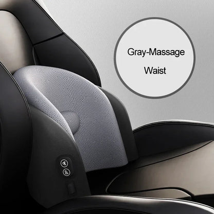 NEW Car Neck Cushion Lumbar Support Electric Men Massage Neck Car Neck Pillow Outdoor Car Accessories Home Car Massage Seat