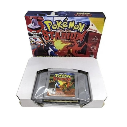 N64 Game Cassette, US Version,Pokémon  1/2 , 64-bit English Game Cassette,Retro Game， Collection Hobbies, Toy Gifts