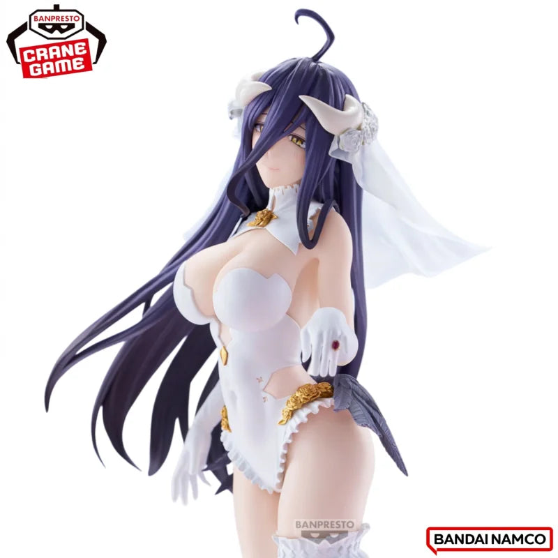 In Stock Bandai Original Banpresto Overlord Albedo Action Figure Model Doll Brand New Boxed Garage Ornaments Collectible