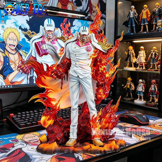 34cm/13.39in Anime One Piece Figure Sakazuki Action Figures Pvc Statue Desktop Ornamen Collection Model Toys Gifts