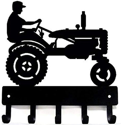 Black Racing Car Metal Wall Art Key Holder, Waterproof Rustproof Heavy Duty for Home Garage Decor Gift