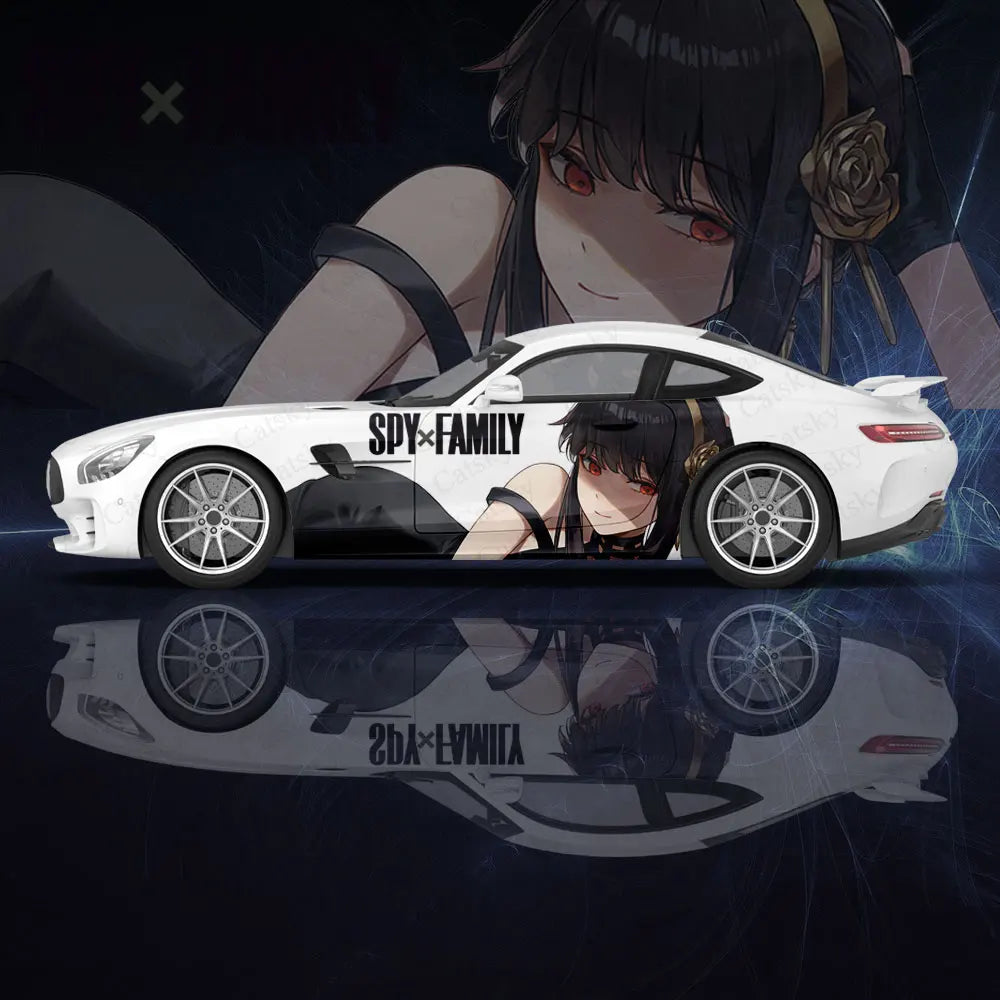 Yor Forger Sexy Anime Girl Car Body Stickers Anime Itasha Vinyl Car Side Decal Sticker Car Sticker Automotive Decor Film