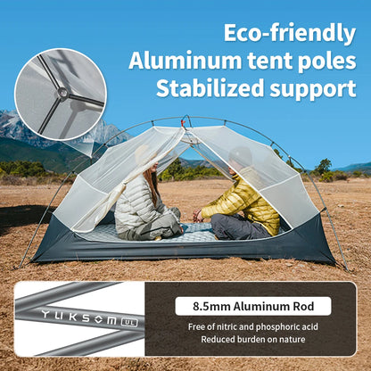 Naturehike Mongar UL PRO 1-3 People Tent 20D Ultralight Travel Waterproof Hiking Survival Outdoor Camping Portable Sun Shelter