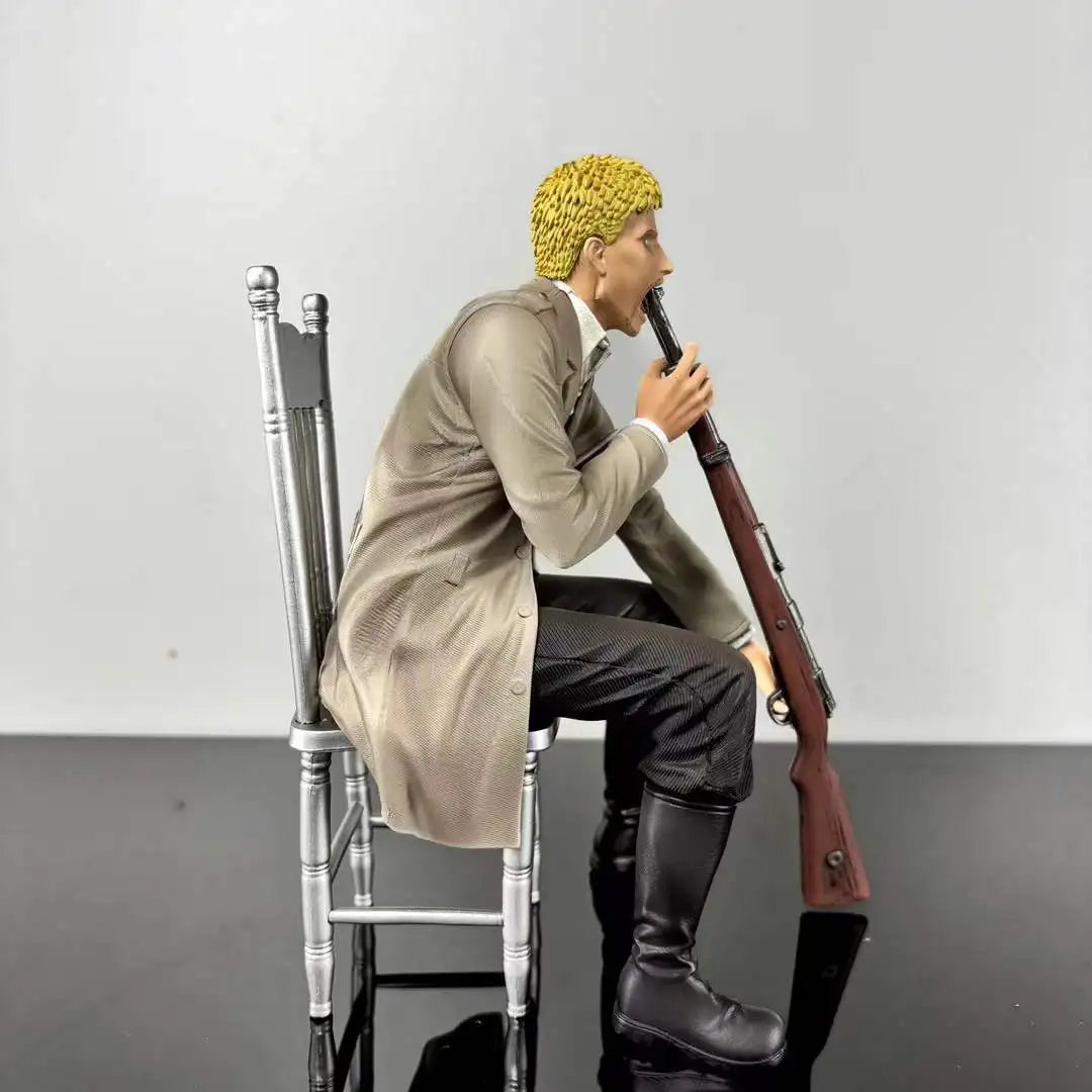 【C4 STUDIO】20cm/7.87 Inch Anime Attack on Titan Reiner Braun GK Figure Standing Statue Ornament Collectible Model Toy Gift