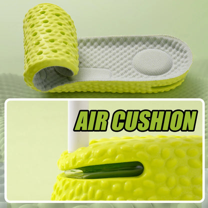 1Pair/3Pairs Height Increasing Insoles with Air Cushion Latex High Elasticity Comfortable Shoe Inserts for Comfort