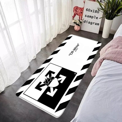 Door Mats Interior Bedside Foot Rug Welcome Floor Mat for Entryway Off-white Soft Hallway Carpet Kitchen Rugs Fluffy Home Decor