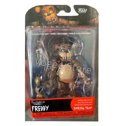 FNAF Figures Freddy Bonnie Foxy Chica Fazbear Bear Action Figure PVC Collection Sundrop Moondrop Figurine Model Doll Toys Gifts