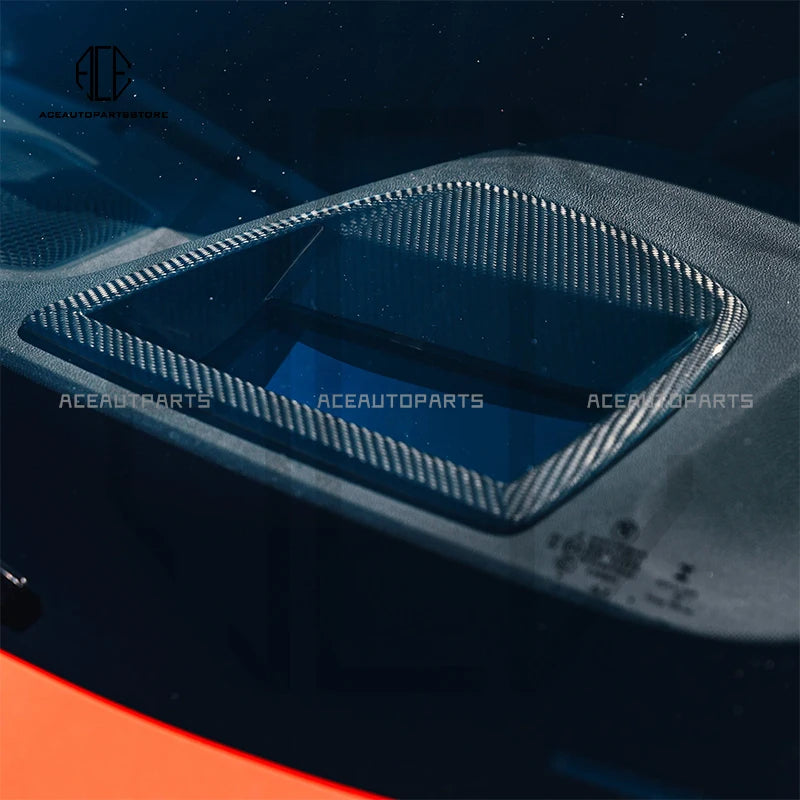 Dry Carbon Fiber Head Up Display Trim Cover For BMW M2 G87 M3 G80 M4 G82 G20 G22