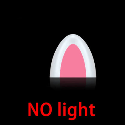 With or without lights 1 or 2pcs The car roof solar light decoration cat ears car cute panda ears Roof exterior decoration