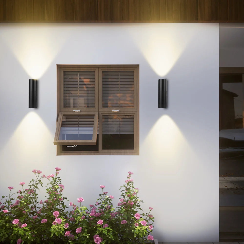 Outdoor Wall Light IP65 Waterproof Wall Lamp Replaceable E27 Bulb Gate Garden Balcony Living Room Decorative Lights