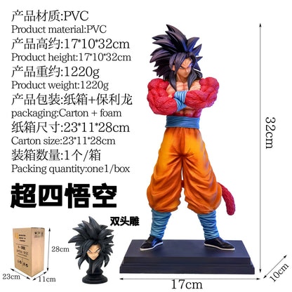 Dragon Ball Super Saiyan 4 Vegeta Figure Ssj4 Vegeta Action Figures Goku Pvc Statue Collection Model Toys Gifts