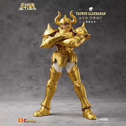 BLOKEES Original Gold Saint Seiya Cancer Deathmask Dragon Shiryu Capricorn Shura High-Detailed Anime Statue Action Figure Model