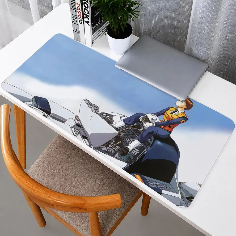 Patlabor Noa Izumi Mouse Pad Mouse Pad Anti-Slip Rubber Base Extended Desk Mat For Gamers Office Computer Accessories