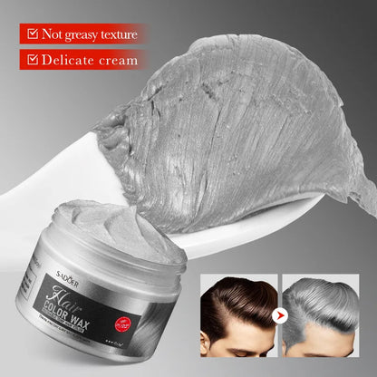 Men Hair Pomade Wax 48 Hour Restoring Pomade Wax Natural Strong Hold Styling Hair Wax Original Hair Clay Pomades Waxes