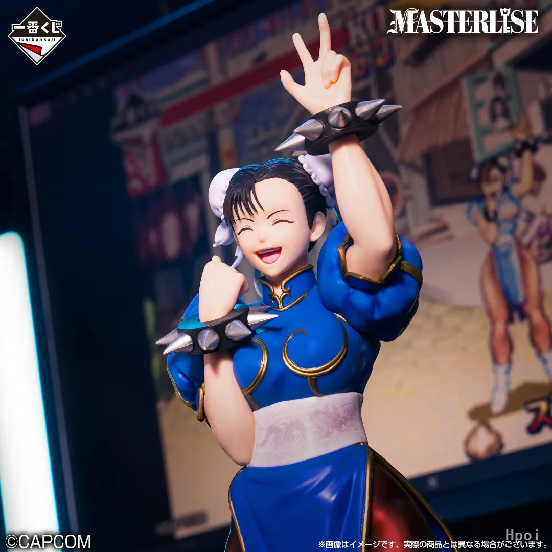 Bandai Original Ichiban KUJI Street Fighter Chun-Li MASTERLISE Grand Prize Figure Model Toy for Boy Gift Collectible