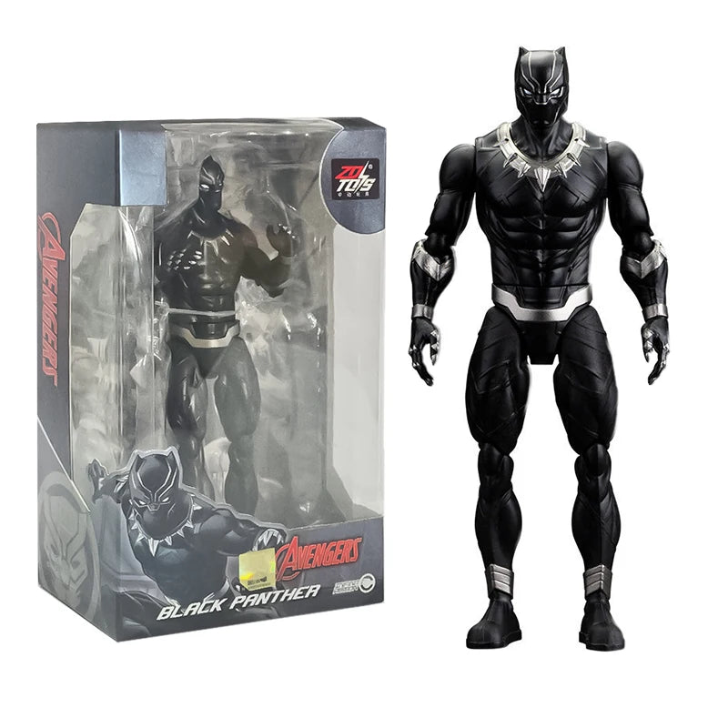 18CM Avengers Legends Figure ZDTDS Original Toy Set Spider Captain Miles Morales Thanos Ghost Iron Man Hulk Box Thor Falcon Doll