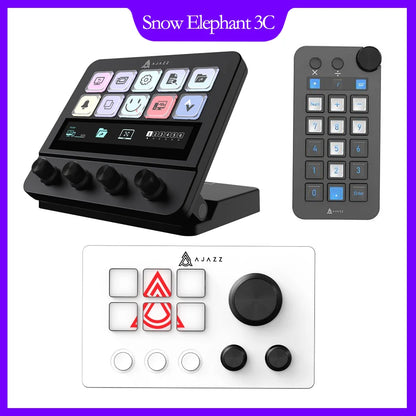 AJAZZ AKP03E/AKP05E/N1 Console Keyboard Desktop Assistant Panel Controller Stock Trading Live Streaming Audio Mixing Programmabl