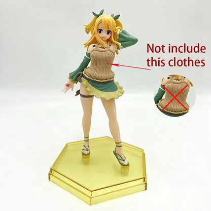 FAIRY TAIL Lucy Heartfilia Anime Girl Figure Erza Scarlet/Natsu Dragneel/Mirajane Strauss Action Figure Model Doll Toys Gifts