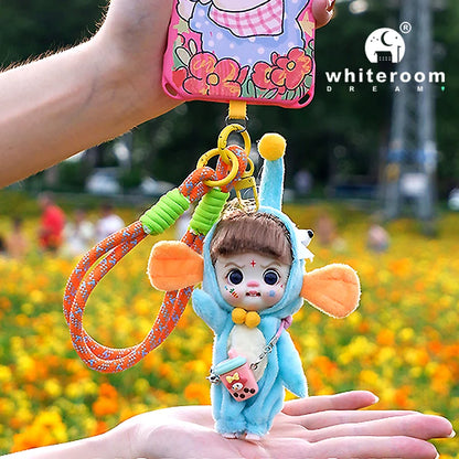 Mini Doll Dolls for girls Labbu doll pocket blyth Boy girl Doll Barbi cry Baby Rainbow Ball jointed doll Mobile phone Decoration