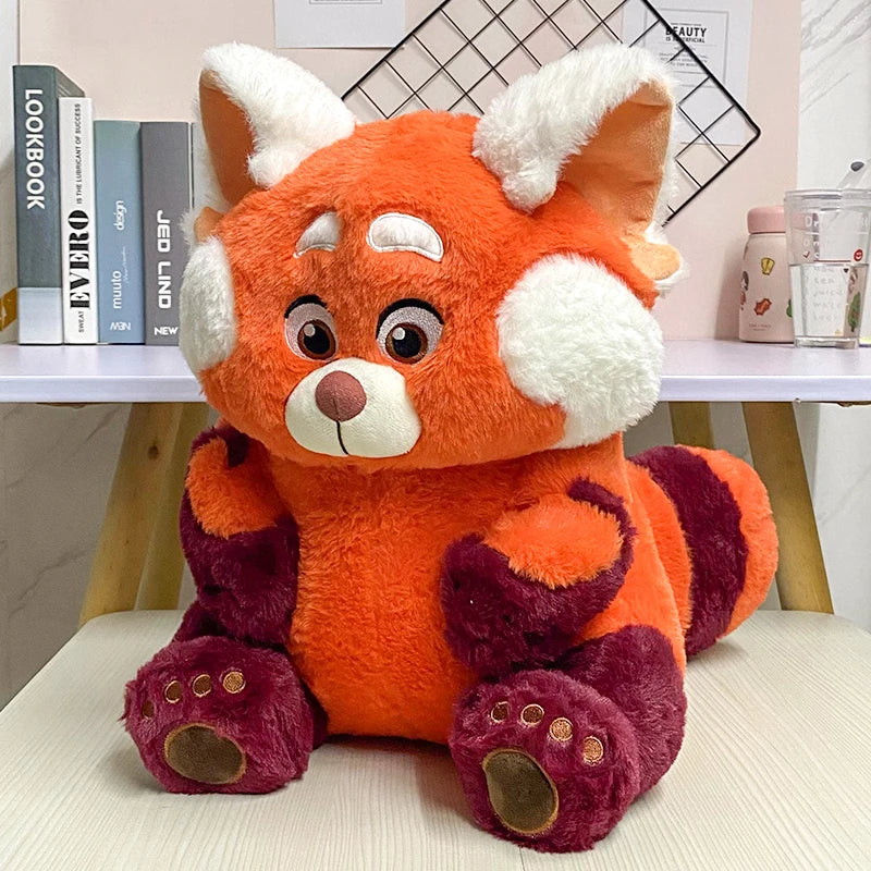 Turning Red Cute Red Panda Plush Toy Soft Cuddly Stuffed Animal Cartoon Panda Plushies Appease Doll Xmas Gifts Girl