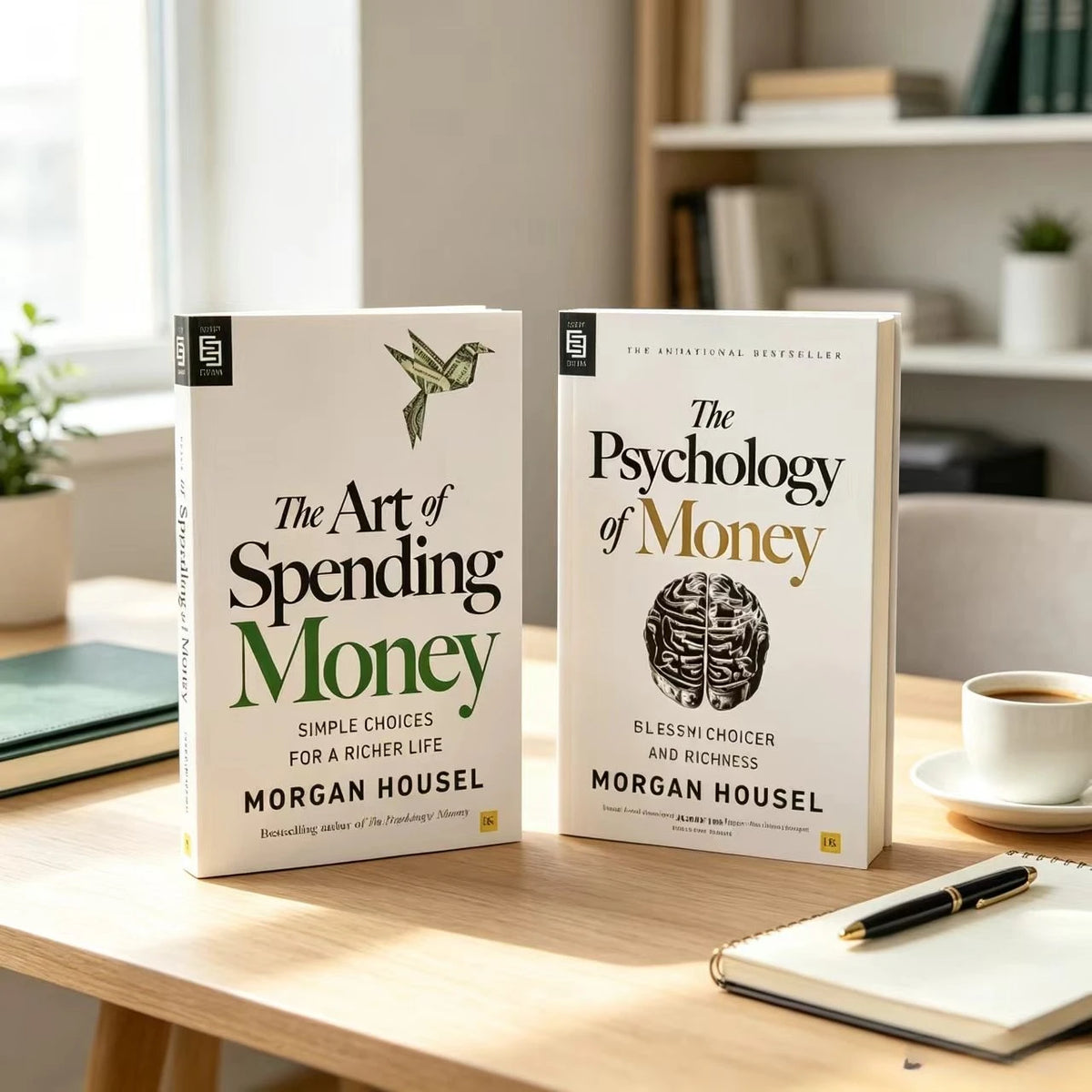 Morgan Hausl Financial Books Money Psychology & The Art of Spending Money Wealth Management Self-help Book