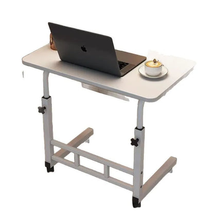 Height Adjustable Rolling Computer Desk Bedside Standing Folding Side Table Portable Commercial Escritorio De Oficina Furniture