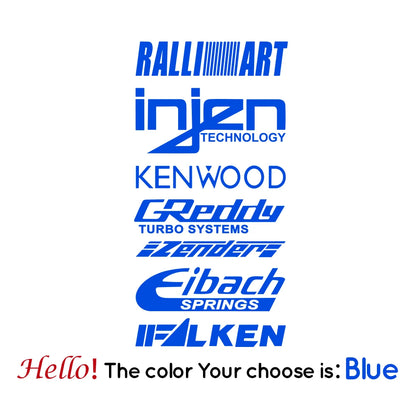 1pc Funny injzn kenwood text bike sticker Car Stickers And Decals Carbon Sticker Auto Sticker Home Decor Wall Stickers