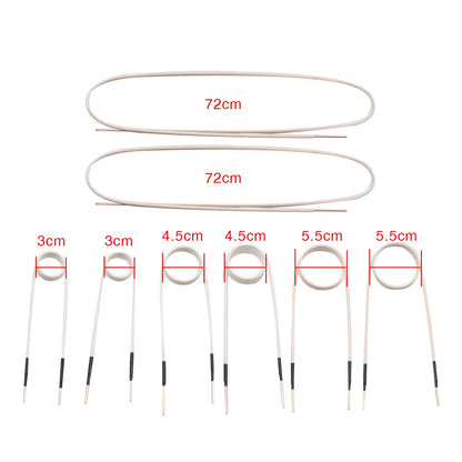 3/8 Coils Magnetic Heater DIY Induction Coils 30mm/40/50/750 Induction Coil Kits Flameless Heat Accessories