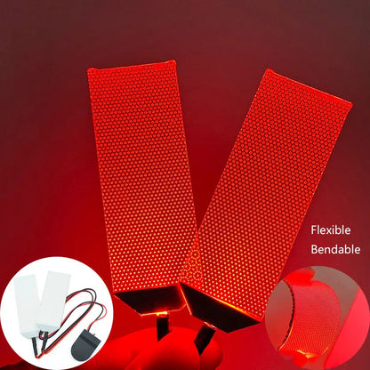 Flexible Bendable DIY LED Light Eyes Kits for Iron Man Halloween Helmet Mask Eye Light Cosplay Accessories Can Cropped Props