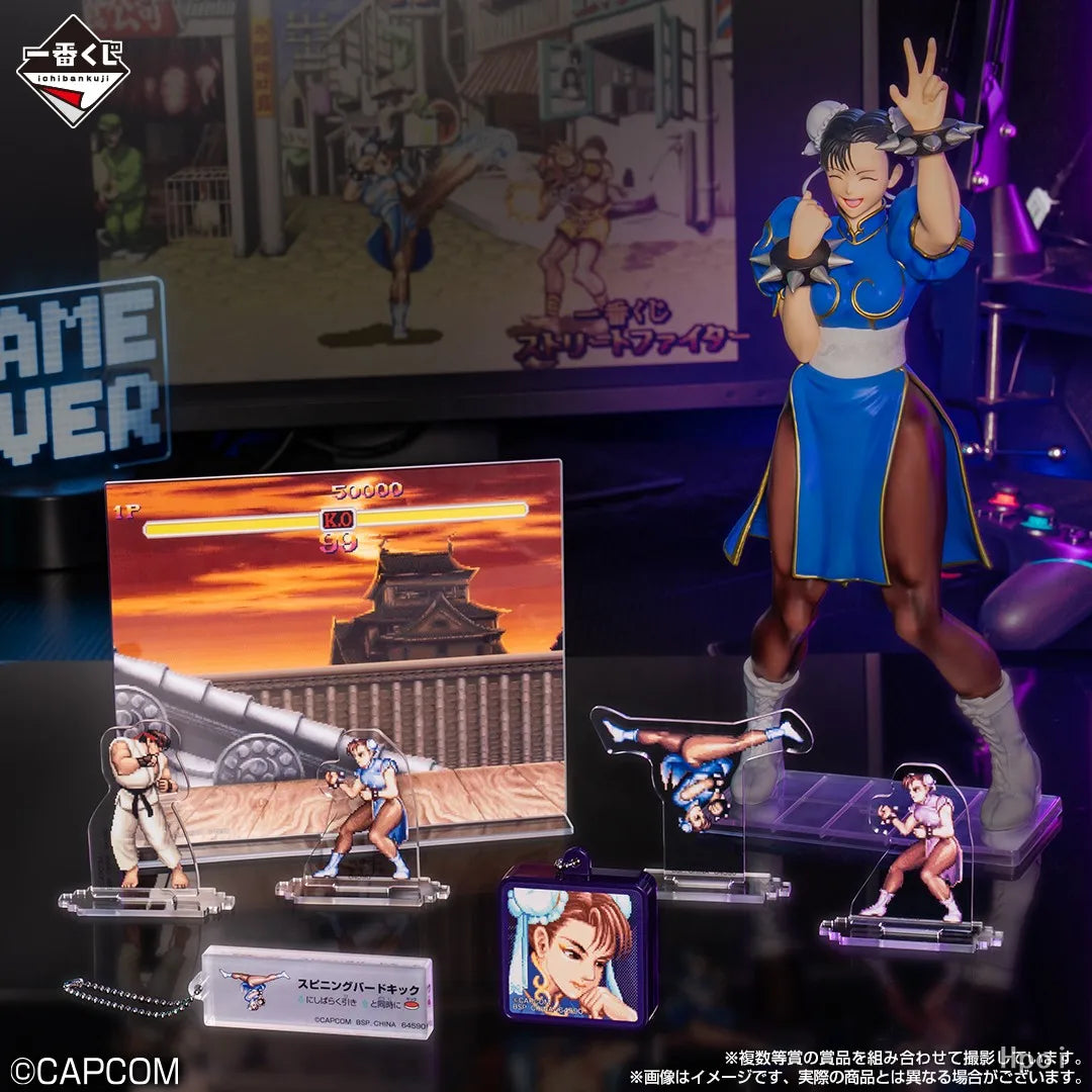 Bandai Original Ichiban KUJI Street Fighter Chun-Li MASTERLISE Grand Prize Figure Model Toy for Boy Gift Collectible