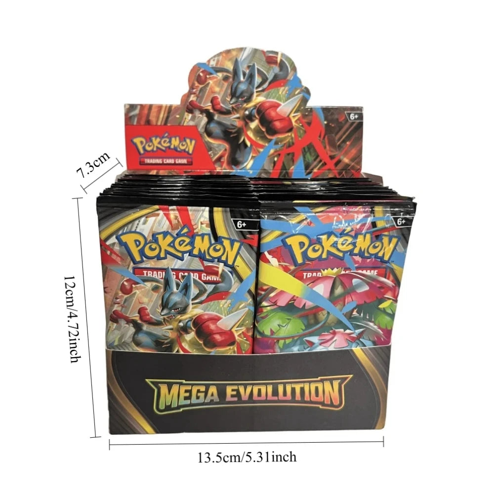 Pokémon TCG: Mega Evolution-Pitch Black Booster Display Box CHAOS RISINC Ascended Heroes Phantasmal Flames TCG Trading Cards Set