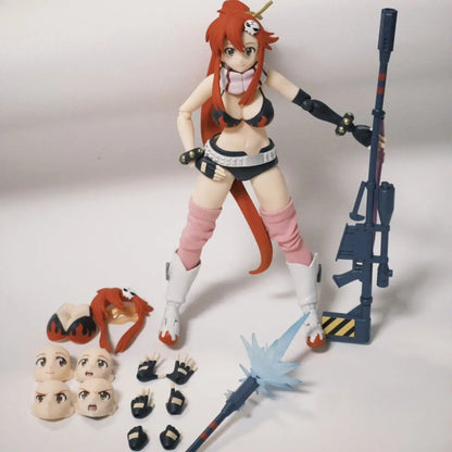 ANIPLEX BUZZmod Yoko Littner Tengen Toppa Gurren Lagann 1/12 Authentic Action Figure No Original Box In Stock
