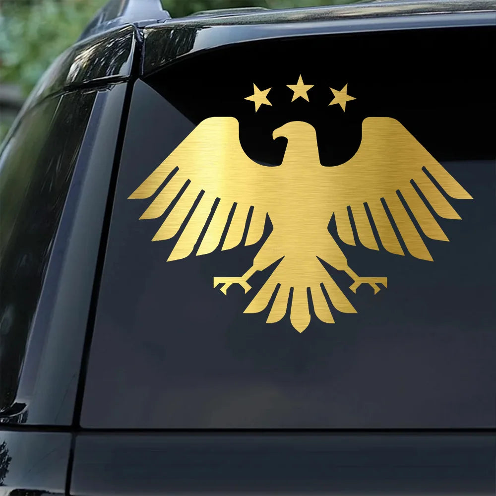 New Syria Eagel Stickers Decals Waterproof Decor for Bumper Rear Windshield Window, Wall Decal