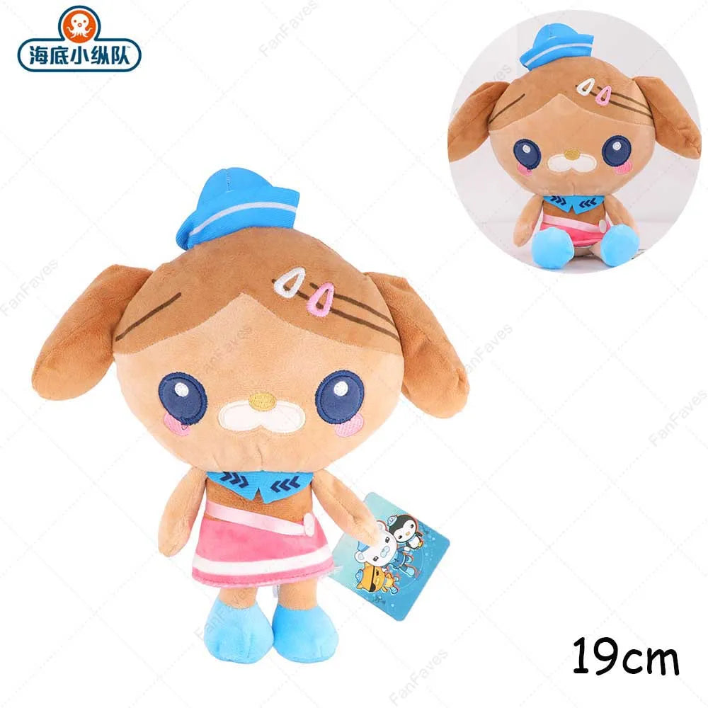 Octonauts Officially Plush Toys Captain Barnacles Professor Inkling Dashi Kwazii Peso Shellington Stuffed Doll Birthday Gift