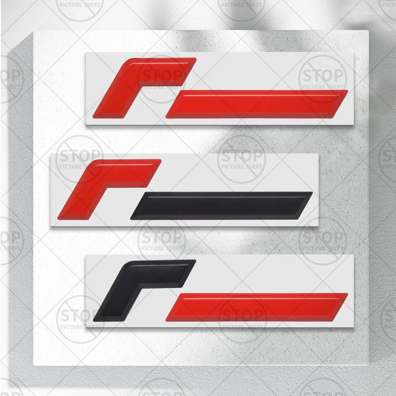 Car Sticker Racing Line R Logo 3D Decal Body Badge Rear Trunk Emblem For Golf 8th Generation High-Performance Modification