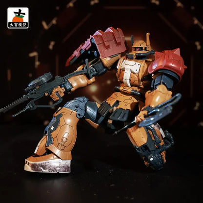HG 1/144 Zaku II Type Solari Requiem Version Action Figure Assembly Model Kit Movable Joint Mecha Plastic Model Collectible Gift