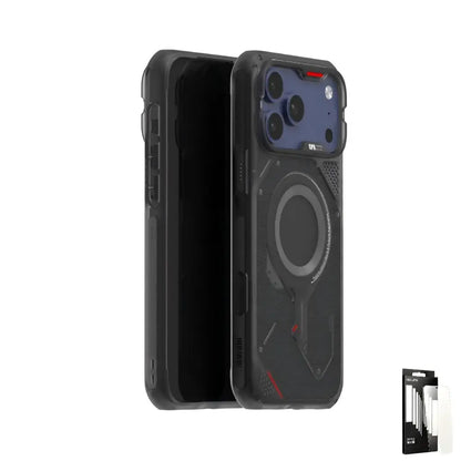 Aulumu A17 Rugged for iPhone 17 Pro Max Case | MagSafe Compatible Touch-Sensitive Buttons Integrated Drop Protection Military