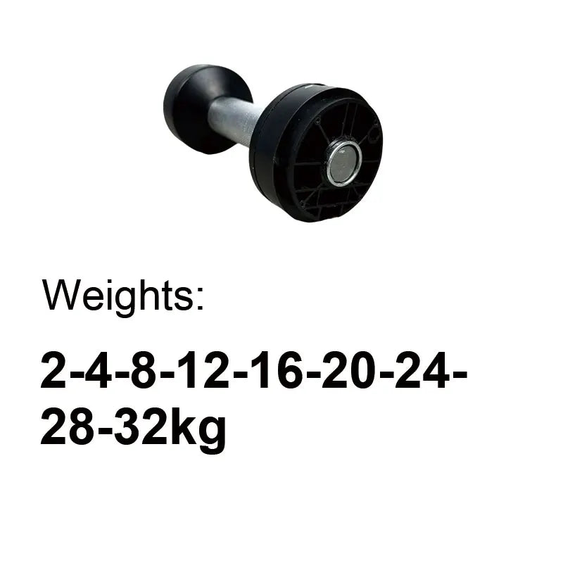 Adjustable Dumbbell Handle 4kg Increase 5LB Increase and 2kg Increase Selector