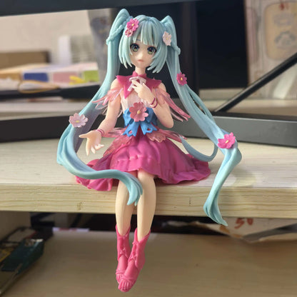 Anime Figure Wedding Dress Action Figures Kawaii Swimsuit Vocaloid PVC Collectible Model Toys Girl Gift