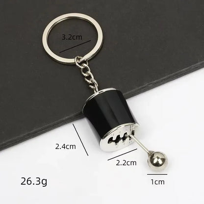 Stainless Steel Car Keychains Brake Disc Turbocharger Gear Design Keyrings Creative Mechanical Car Parts Keychain Gift for Men